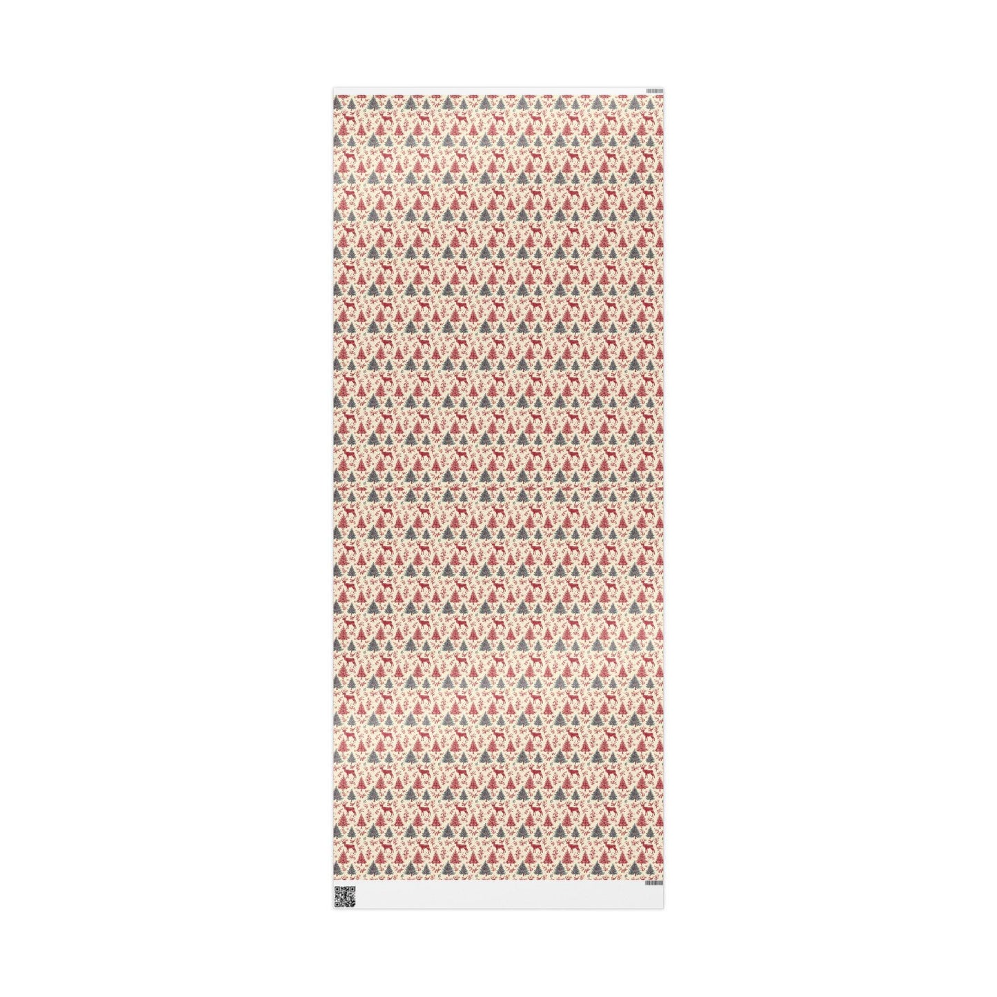Premium Wrapping Paper Christmas Deer | Watercolor Holiday Gift Wrap | Cozy Rustic Festive Winter Roll #5