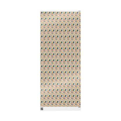 Coffee Wrapping Paper Premium Design | Watercolor Beans Gift Wrap | Coffee Addict Holiday Supplies #2