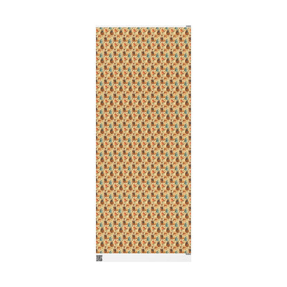 Coffee Wrapping Paper Premium Rustic | Watercolor Barista Gift Wrap | Coffee Lover Cozy Supplies #6