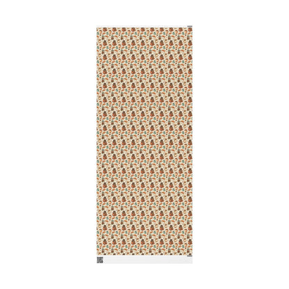 Watercolor Coffee Wrapping Paper: Rustic Barista Gift Wrap