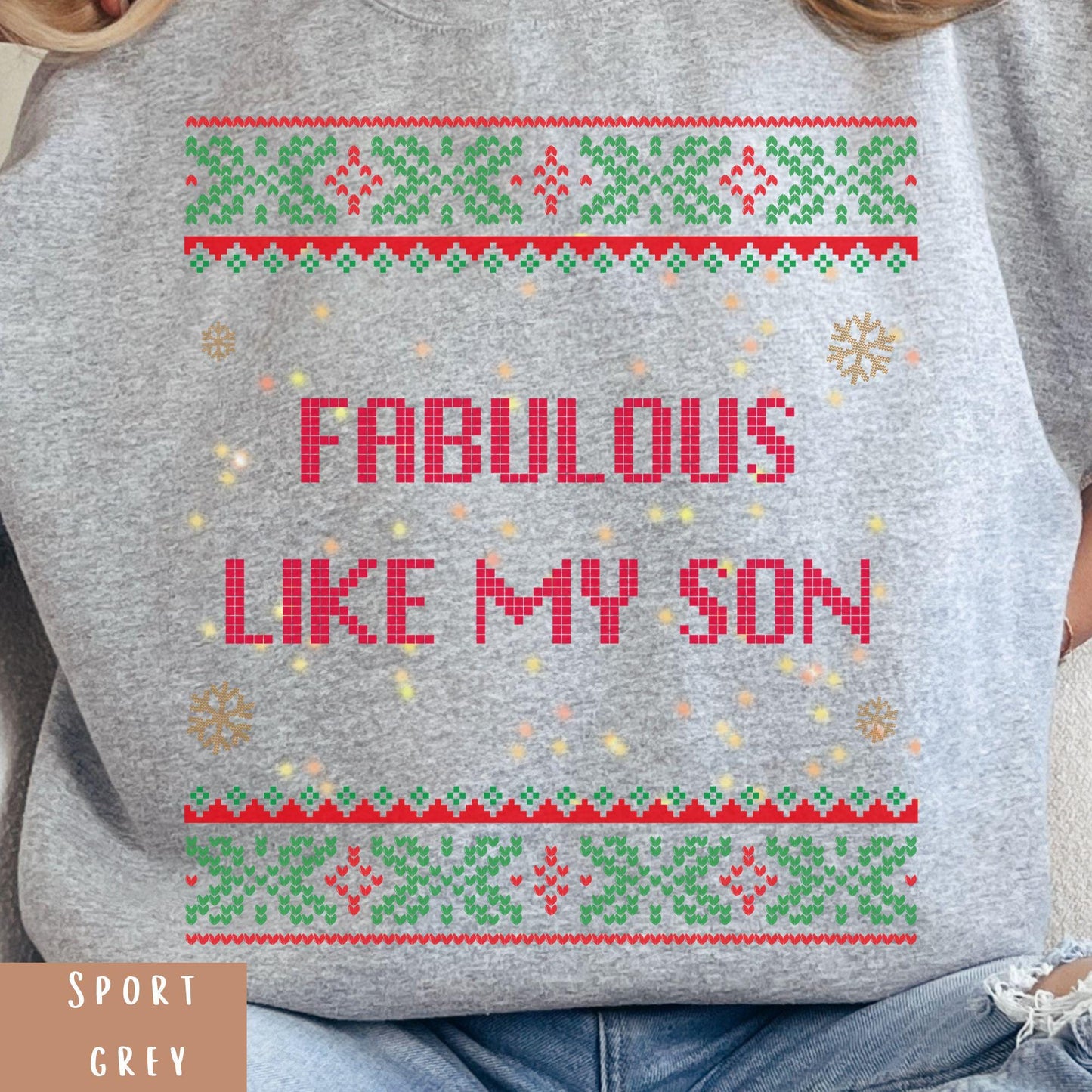 Dad Christmas Sweater Ugly Christmas Sweater Christmas Tree Shirt Secret Santa Gift Ideas Ugly Sweater Party Gift for Dad Merry and Bright