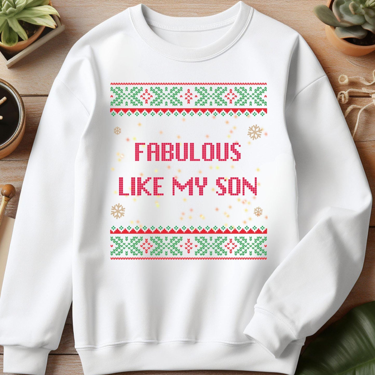 Dad Christmas Sweater Ugly Christmas Sweater Christmas Tree Shirt Secret Santa Gift Ideas Ugly Sweater Party Gift for Dad Merry and Bright