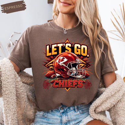 Chiefs Game Day Comfort Colors Tee,Football Season Shirt
