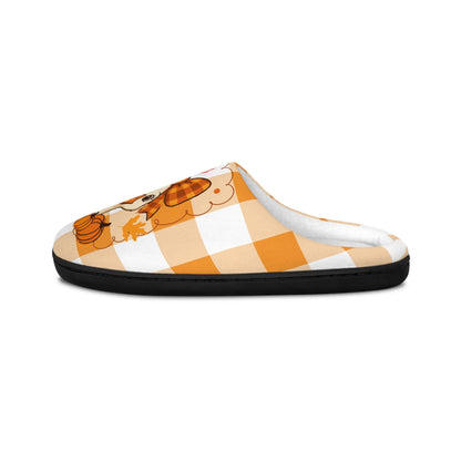 Cozy Pumpkin Inspired Womens Fall Slippers Cute Goose House Shoes Indoor Footwear Thanksgiving Gift Autumn Decor Halloween Vibes
