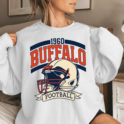 Buffalo Football Retro Style Shirt, Buffalo Fan Sweatshirt, Game Day Shirt, Buffalo Football Fan Shirt, New York Sweatshirt