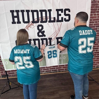 Personalized Team Name & Number Football Jersey, Custom Team Bear Football Jersey Collection, Game Day Outfit For American Football Fan