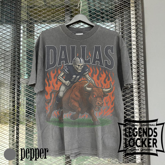 Retro Dallas Cowboys T-Shirt, Vintage Football Streetwear Graphic Tee, Old School Football Fan Shirt