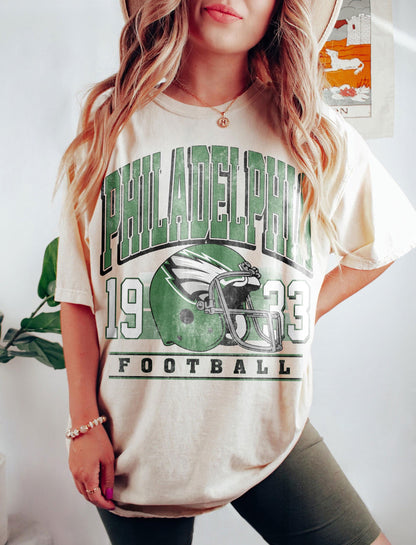 Vintage 90s Style Philadelphia Football Shirt, The Birds Game Day T Shirt, Sundays Are For The Birds Football Season Gift For Fans