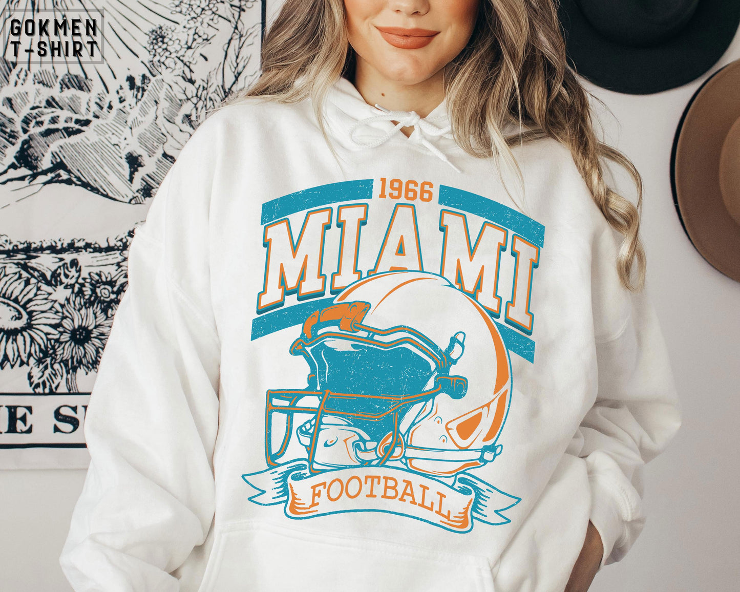 Vintage 90s Retro Style Miami Football Shirt, Miami Football Women Shirt, Game Day Shirt, Miami Football Shirt, Miami Football Gift Shirt