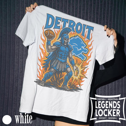 Retro Detroit Football T-Shirt, Old School Game Day Tee, Vintage Detroit Football Graphic Shirt, Limited Fan Merch