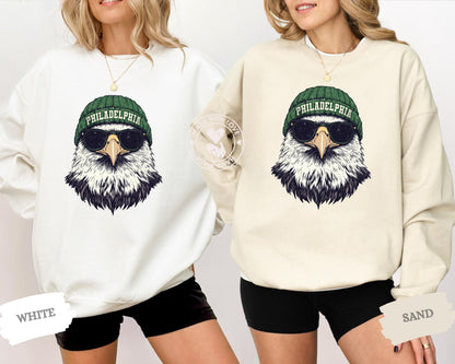 Vintage Philadelphia Animal Mascot Sweatshirt, Football Eagle Shirt, Philadelphia Hoodie, Woman Crewneck Eagle Sport Gear, Kids Sweatshirt