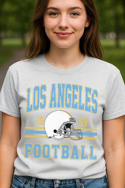 Los Angeles Football Sweatshirt, Retro Sports Fan Shirt, Game Day Gift Tee, Los Angeles Mascot Sweatshirt, Los Angeles Football Fan Shirt