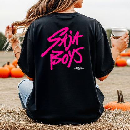 Back Print Saja Boys Kpop Demon Hunters Tshirt, Gift For Women, Saja Boys Huntrix Pin Tee, Mira Tee For Zoey, Demon Hunter Merch, Jinu Tee,