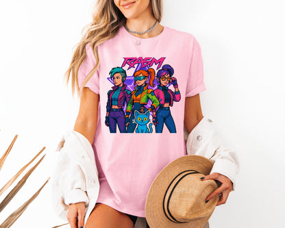 KPOP RASM GIRLS TShirt, Huntrix Girl Band Sweatshirt, Kpop Idol GroupTee, Mira Tee, Rumi Joey Shirt, Demon Hunter Merch, Huntrix Fan Gift