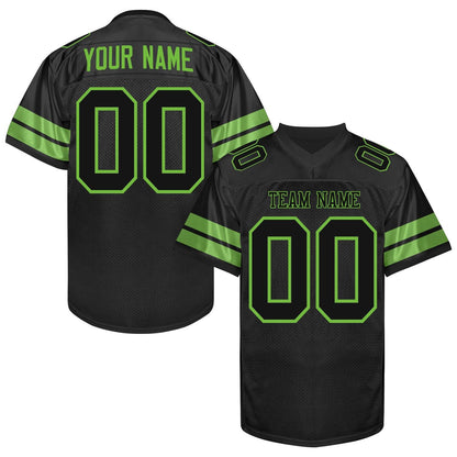 Custom White and Red Black  Football Jersey Printed Name Number and Logo, Football Shirt Women Men Youth Kids, Sports Football Uniforms