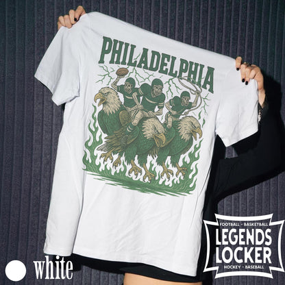 Philadelphia Football Graphic T-Shirt, Vintage Philly Football Tee, Eagles Game Day Shirt, Retro Football Tee, Sunday Football Apparel