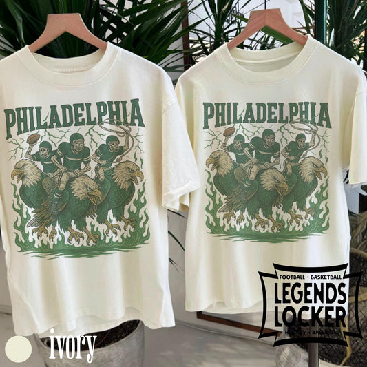 Philadelphia Football Graphic T-Shirt, Vintage Philly Football Tee, Eagles Game Day Shirt, Retro Football Tee, Sunday Football Apparel
