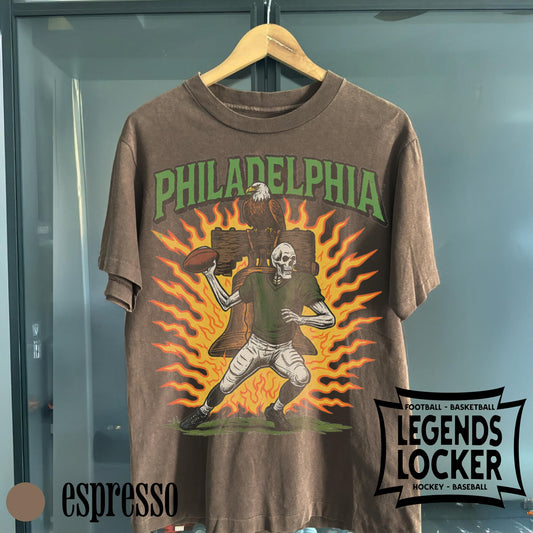 Retro Philadelphia Football T-Shirt, Philly Game Day Graphic Tee, Vintage Eagles Old School Football Shirt, Sunday Football Fan Apparel