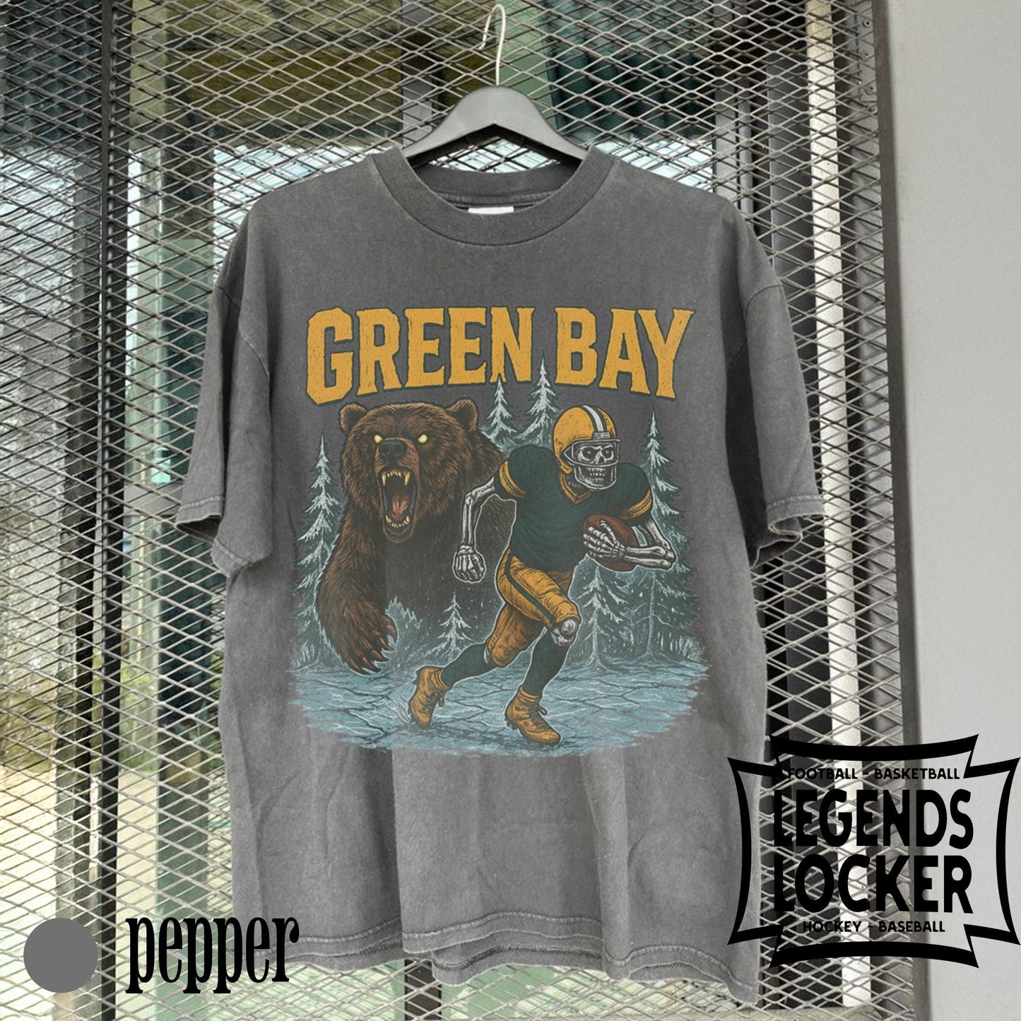 Retro Green Bay Football T-Shirt, Vintage Packers Game Day Graphic Tee, Old School Football Shirt, Green Bay Fan Apparel