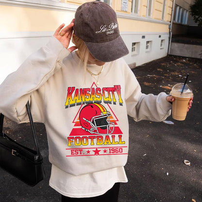 Kansas City Football Sweatshirt,Kansas City Game Day Shirt,Kansas City Shirt,Sunday Football Shirt,Trendy Kansas City Football Fan Shirt
