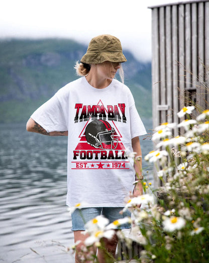 Vintage style Tampa Bay Football sweatshirt, Football shirt, Tampa Bay football Crewneck tshirt, Game day Football,American football tee