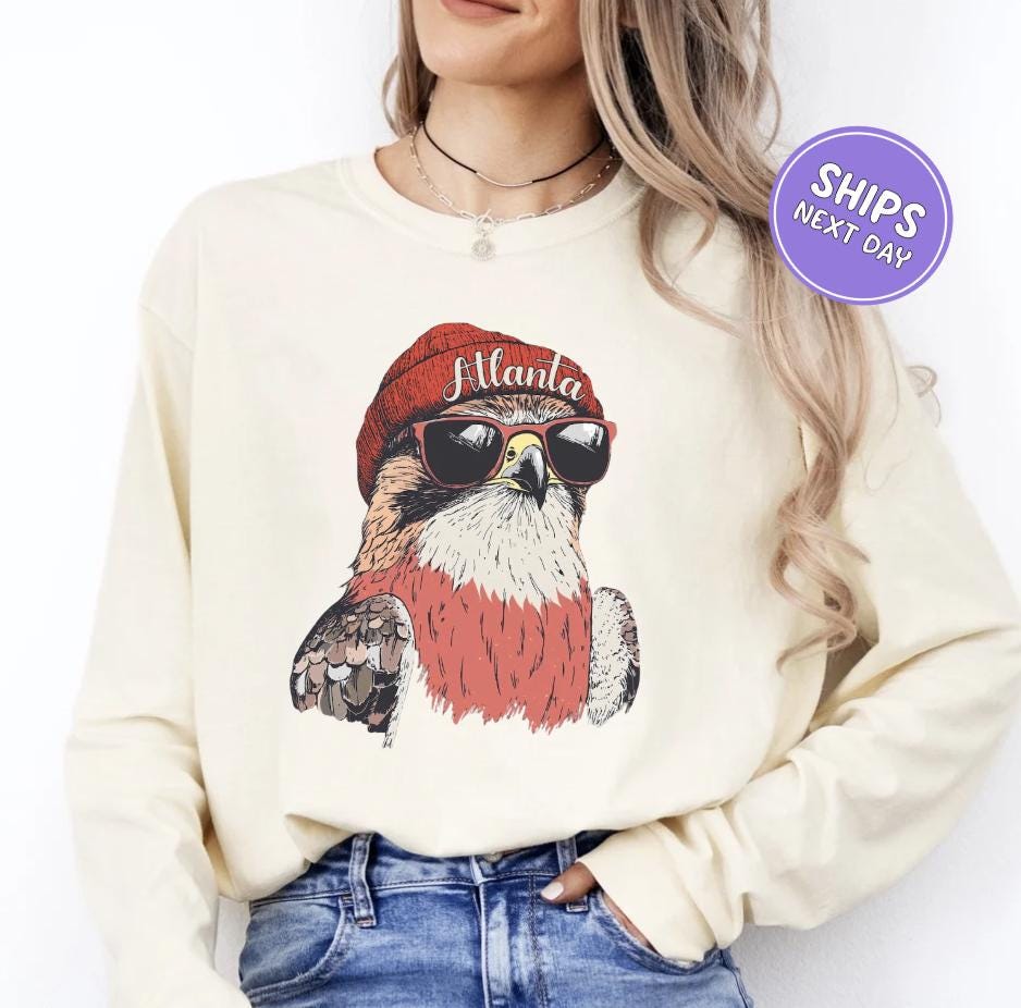 Atlanta Football Retro Style Sweatshirt, Atlanta Football Shirt, Atlanta Fan Shirt, Sunday Atlanta Football, Game Day Shirt