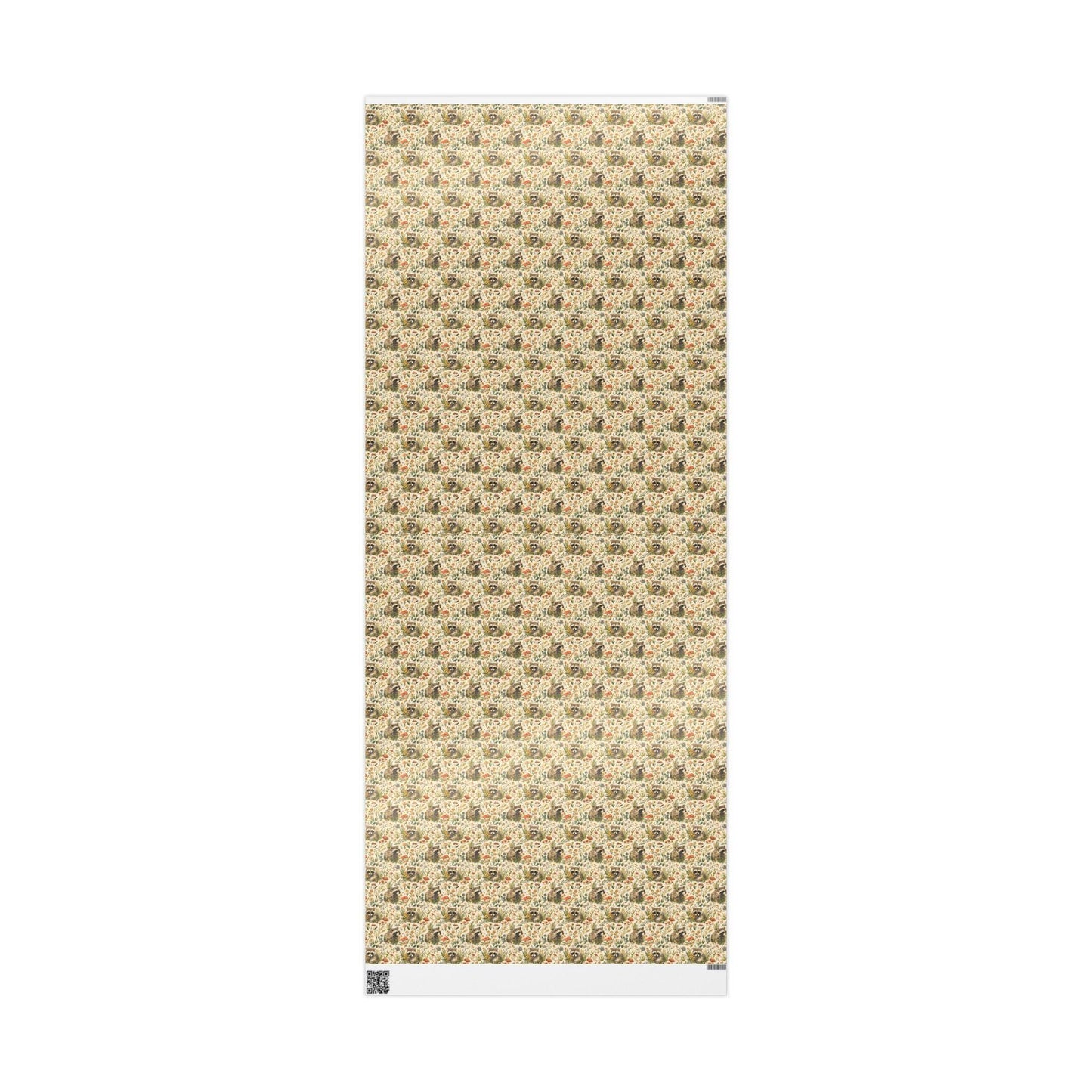 Racoon Wrapping Paper Adorable Forest Animal Theme Gift Wrap for Nature Inspired Baby Showers and Kids Parties #13