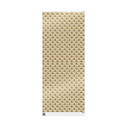 Racoon Wrapping Paper Adorable Forest Animal Theme Gift Wrap for Nature Inspired Baby Showers and Kids Parties #13