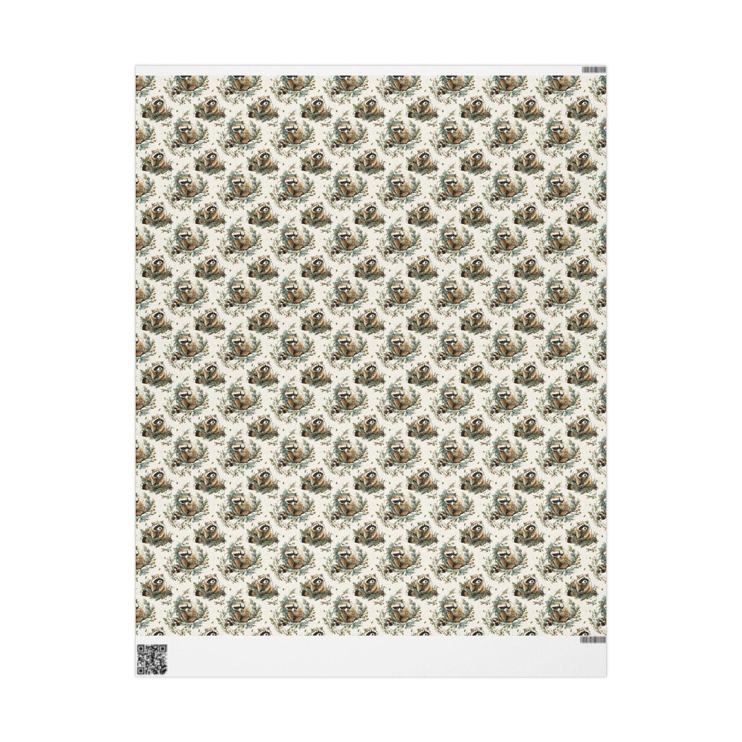 Racoon Wrapping Paper Baby Shower Gift Wrap with Cute Forest Animals Woodland Party Theme Present Packaging Paper #10