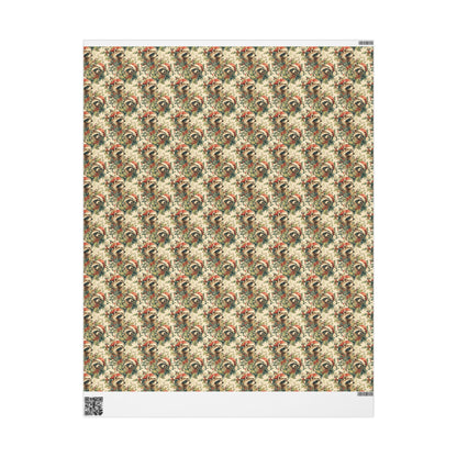 Racoon Wrapping Paper Kids Birthday Gift Wrap Cute Woodland Animals Forest Themed Party Supplies and Decorations #15