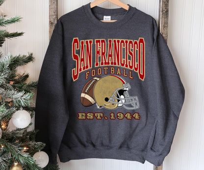 San Francisco Football Shirt, San Francisco Super Bowl Champions Sweatshirt, Sunday Football Shirt, Vintage San Francisco Shirt