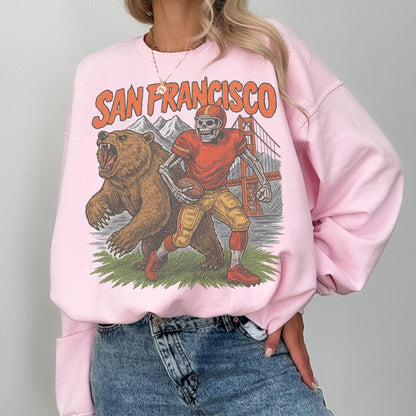 San Francisco Football Shirt, San Francisco Super Bowl Champions Sweatshirt, Sunday Football Shirt, Retro San Francisco Shirt
