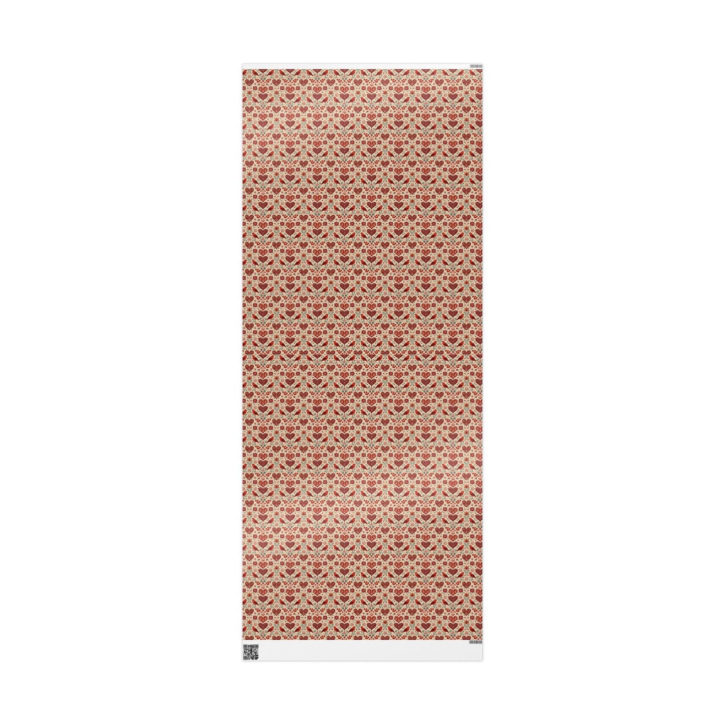 Scandi Christmas Wrapping Paper Winter Nordic Gift Wrap with Folk Elements Snowflakes and -42a9-4ab4-b4ce-df0d3945c003_0_wrapping_paper_fill
