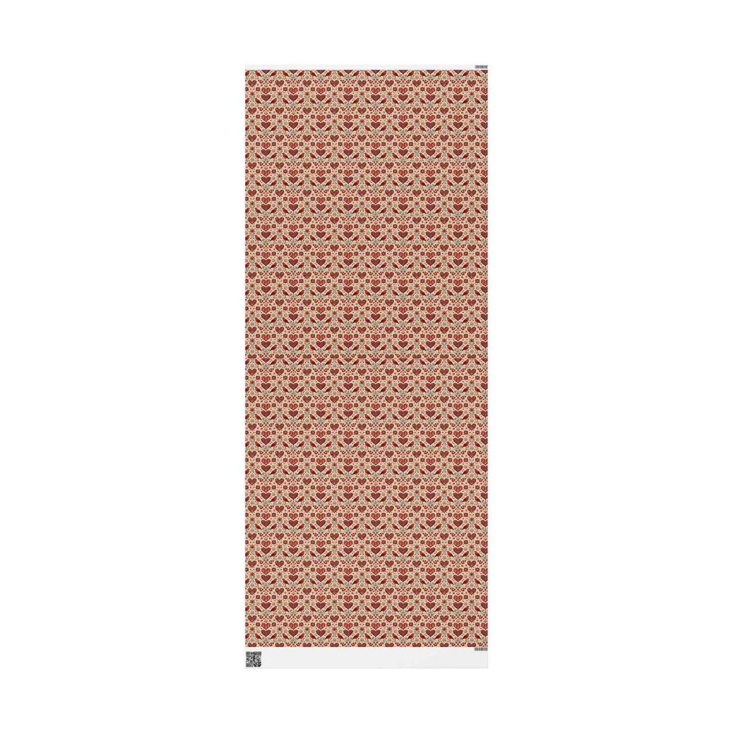 Scandi Christmas Wrapping Paper Winter Nordic Gift Wrap with Folk Elements Snowflakes and -42a9-4ab4-b4ce-df0d3945c003_0_wrapping_paper_fill