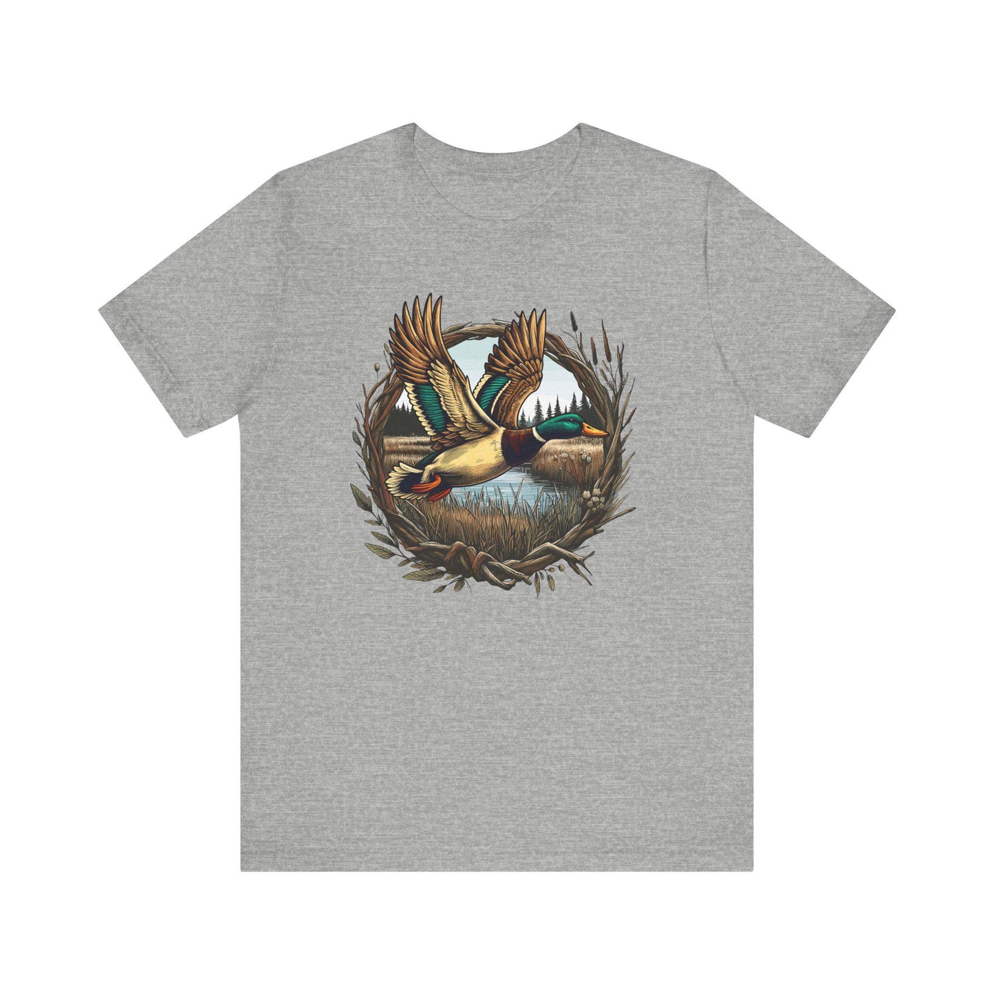 Mallard Duck Graphic Tee: Outdoorsman Gift