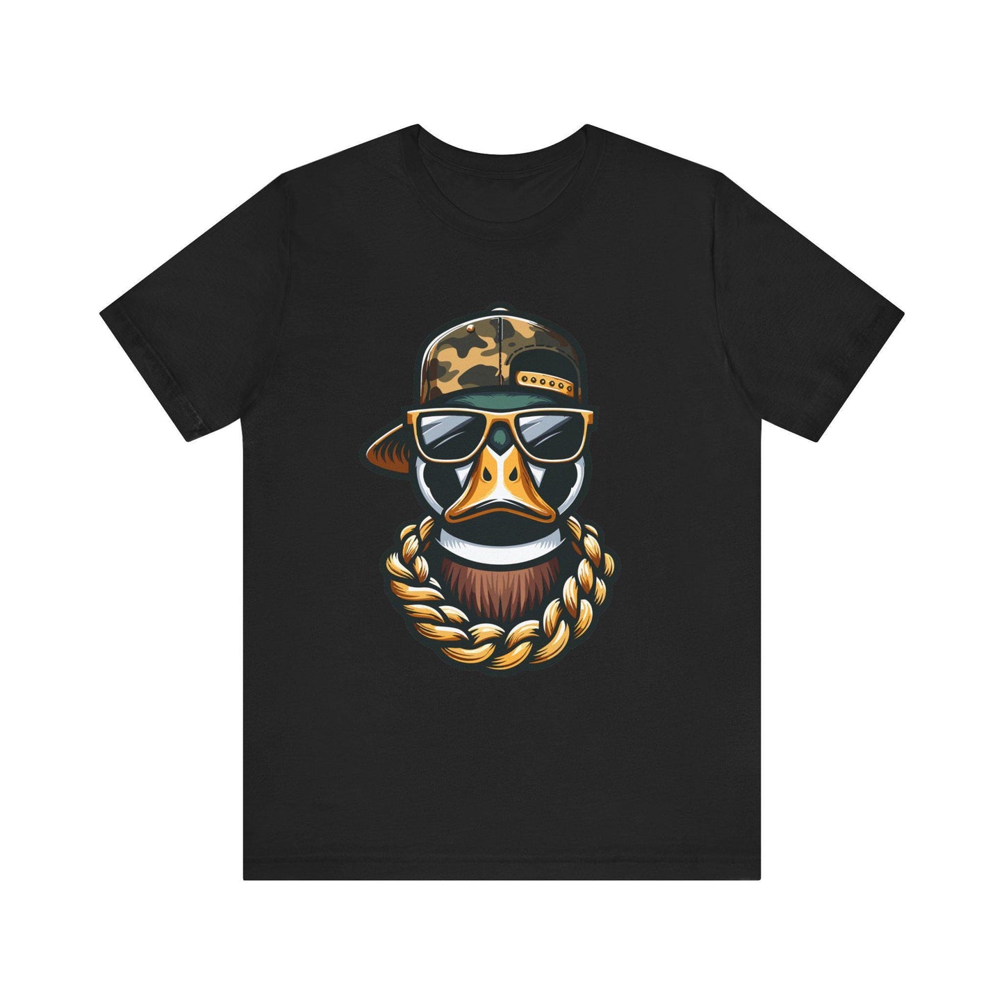 Adult Unisex Short Sleeve Tee: Mallard Duck Graphic T-shirt, Gift for Duck Hunters, Outdoorsman