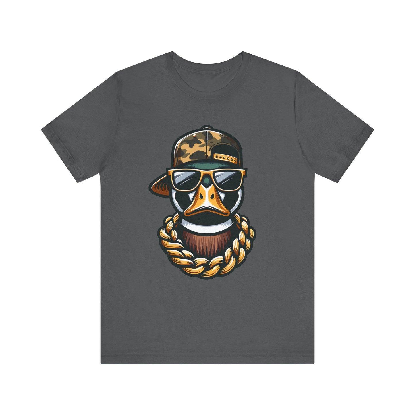 Adult Unisex Short Sleeve Tee: Mallard Duck Graphic T-shirt, Gift for Duck Hunters, Outdoorsman