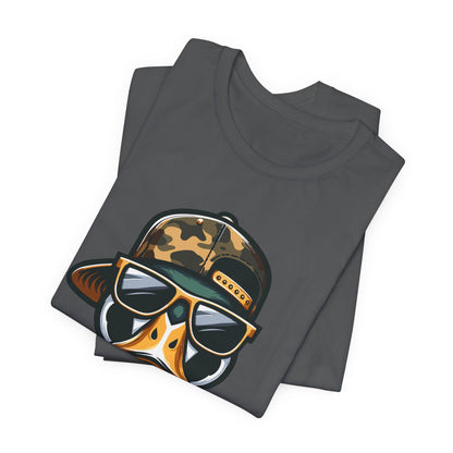 Adult Unisex Short Sleeve Tee: Mallard Duck Graphic T-shirt, Gift for Duck Hunters, Outdoorsman