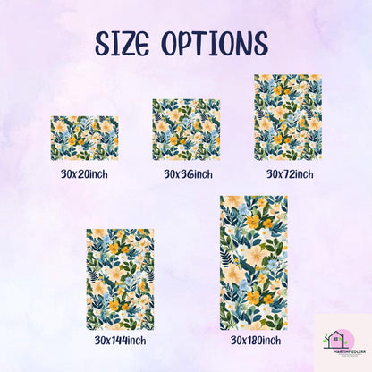 Tropical Floral Wrapping Paper: Vibrant Botanical Print on Eco-Friendly Matte Paper