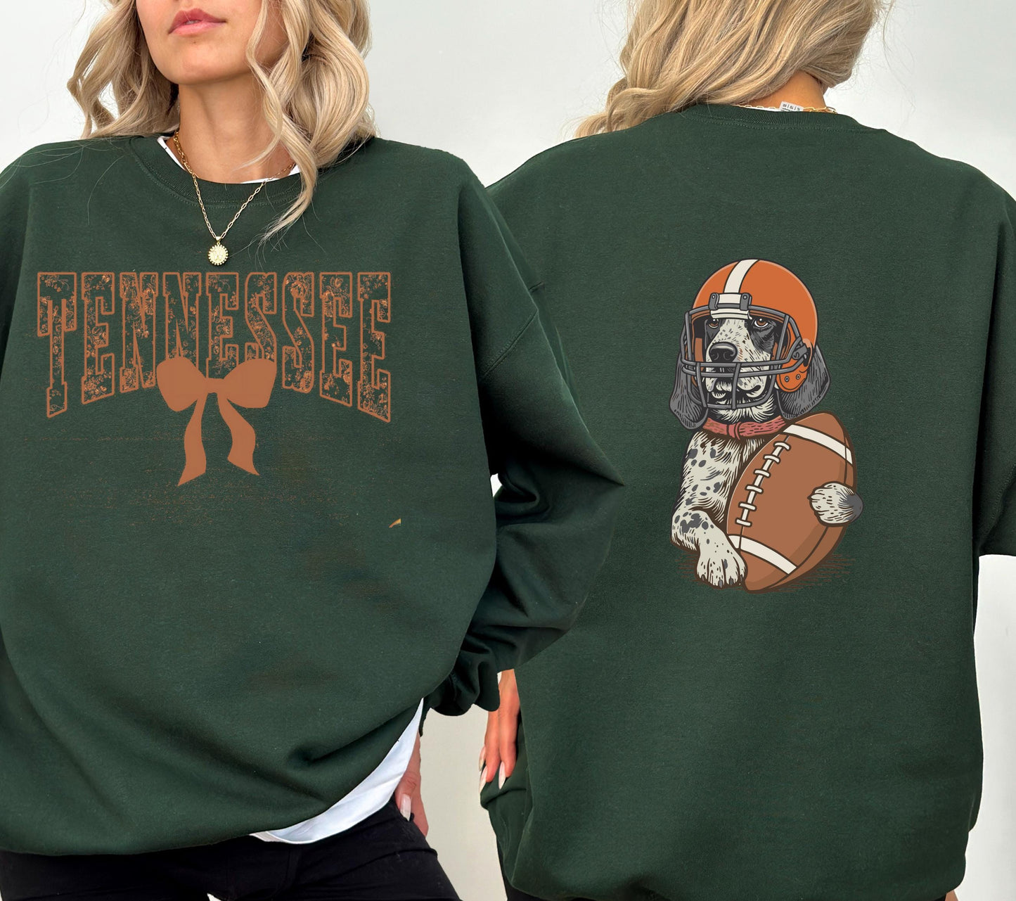 Tennessee Football Dog Shirt, Knoxville Game Day Shirt, Football Fan Shirt,Tennessee Football Shirt, Tennessee Lover Shirt, Double Sided Tee