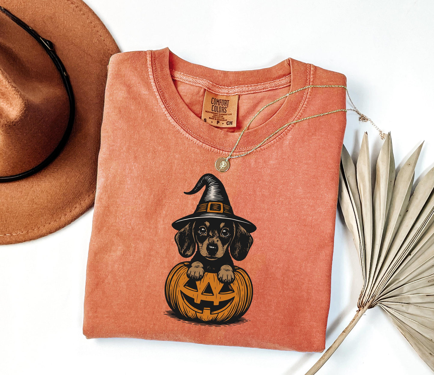 Comfort Colors® Dachshund Shirt, Halloween Dachshund Shirt, Halloween Cute Dog Shirt, Cute Dogs Halloween Shirt, Funny Halloween Shirt