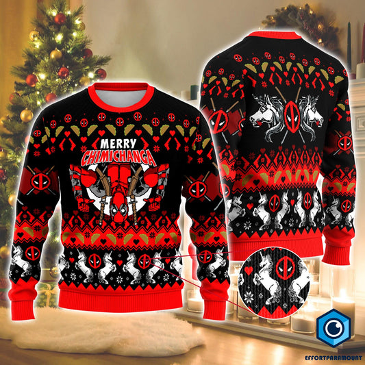 Dungeons & Dragons Seven Dice A-Rolling Ugly Christmas Sweater, Ugly Christmas Sweater, Game Sweater