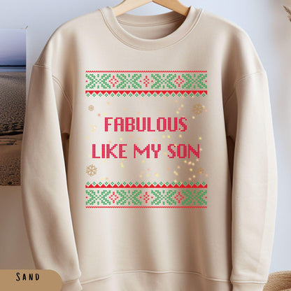Dad Christmas Sweater Ugly Christmas Sweater Christmas Tree Shirt Secret Santa Gift Ideas Ugly Sweater Party Gift for Dad Merry and Bright