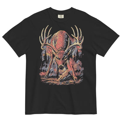 Vintage Whitetail Buck T Shirt · Rut Season Deer Hunting Graphic Tee · Antlers Down Scrape Challenge Shirt for Hunters & Outdoorsmen
