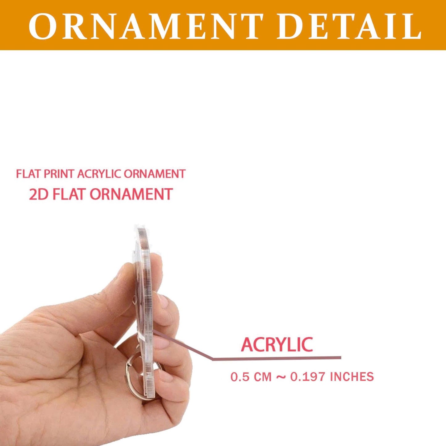 Personalized Donkey Farm Christmas Ornament | Rustic Barn Holiday Decor | Country Stable Gift for Donkey Lovers, 2D Flat ornament