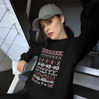Ugly Christmas | Classic Knit Pattern Jumper | Traditional Festive Holiday Party Wear | Santa Xmas Knitwear