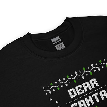 Dear Santa Bring Beer Funny Ugly Christmas Jumper | Festive Booze Knitwear | Drinking Party Holiday Gift Idea