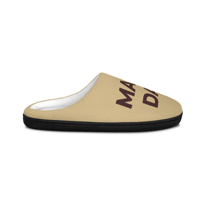 Personalized Pet Slippers for Men, Custom Dog or Cat Illustration with Name