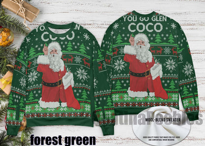 You Go Glen Coco Mean Girls Ugly Christmas Sweater, Santa Ugly Sweater, Coco Mean Girls Ugly Christmas Sweater, Ugly Christmas Sweater
