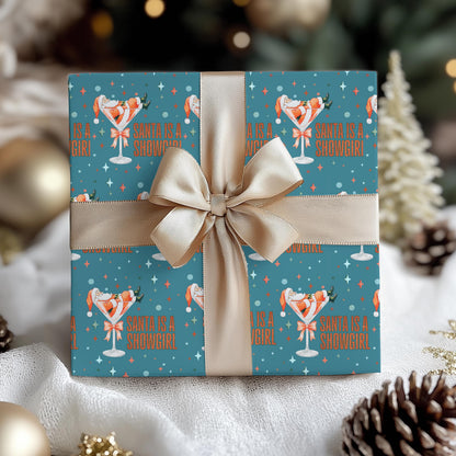 Showgirl Gift Wrapping Papers - Christmas Gift Wrap - Xmas Showgirl Holiday Gift, Tswift Gift Idea